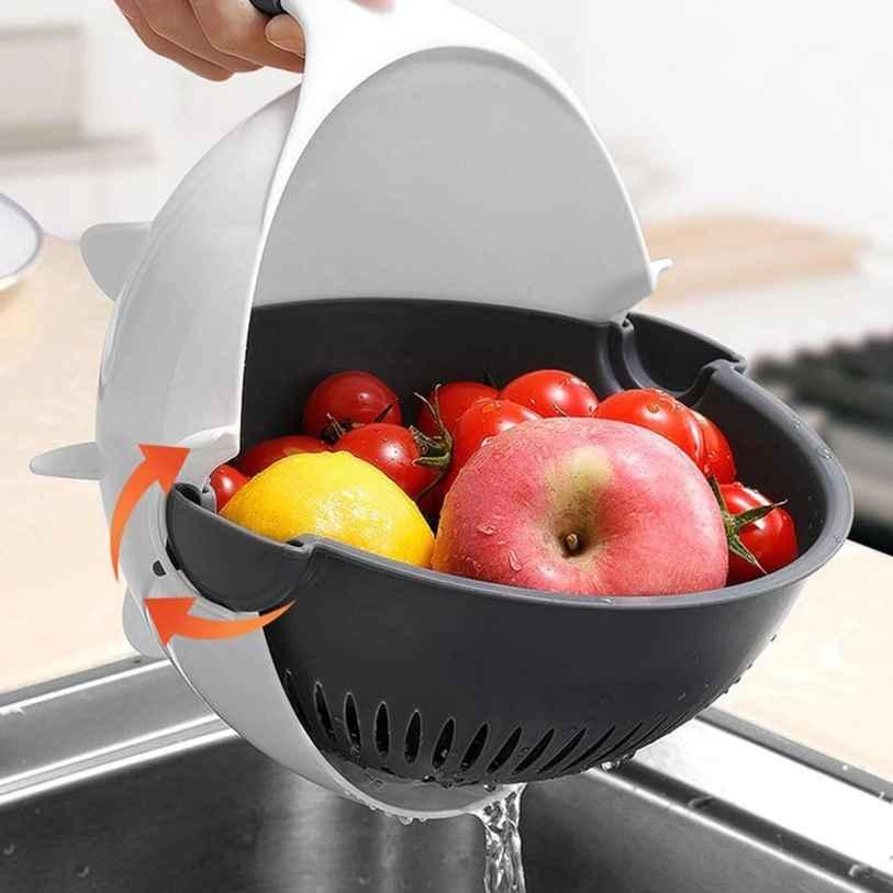 Lakoware SwirlChop™ Pro – 7-in-1 Veggie Spinner & Slicer